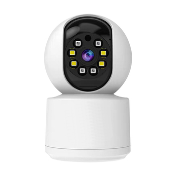Tuya Cameră de securitate inteligentă pentru interior, 5MP, viziune nocturnă, 360° pan-tilt, lentilă cu unghi larg