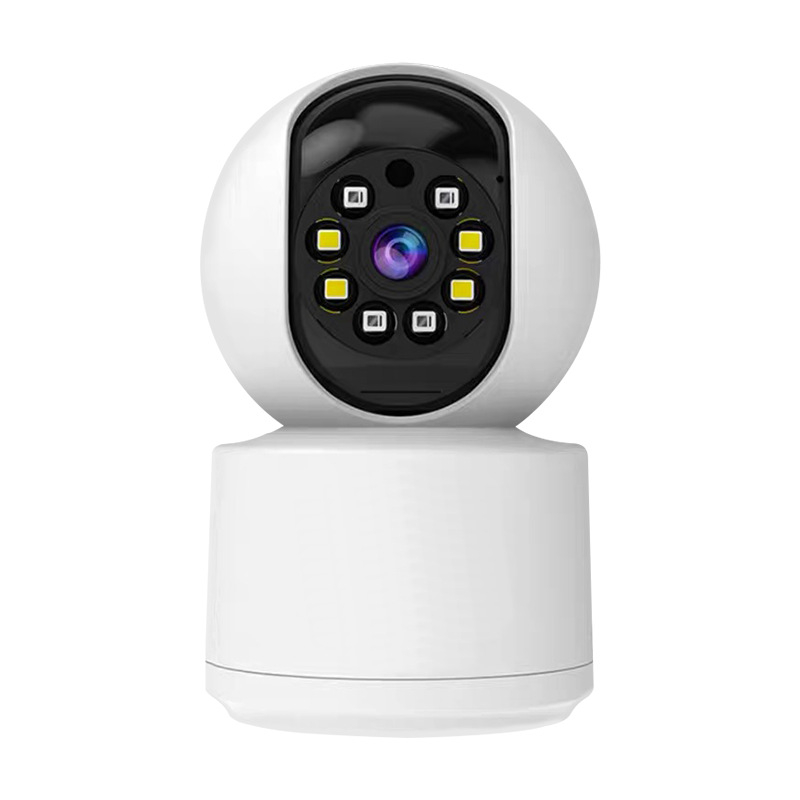 Tuya Cameră de securitate inteligentă pentru interior, 5MP, viziune nocturnă, 360° pan-tilt, lentilă cu unghi larg