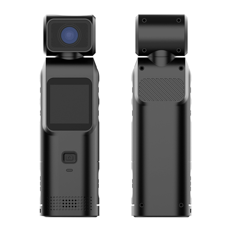 Cameră cu gimbal portabilă, compactă, stabilizare anti-tremur, video 4K HD, transfer Wi-Fi către telefoane, cameră duală