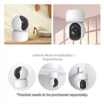 Cameră de supraveghere cu vedere de noapte HD, wireless, pentru interior, IP, pan-tilt, Wi-Fi