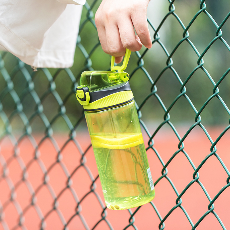 Camellia Sticlă de apă pentru sport, Cupă din plastic pentru elevi și copii, Cupă portabilă pentru băut