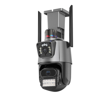 ICSEE Cameră ball wireless de exterior 6MP cu Wi-Fi, lentilă duală, PTZ, monitorizare, detecție de mișcare și de oameni