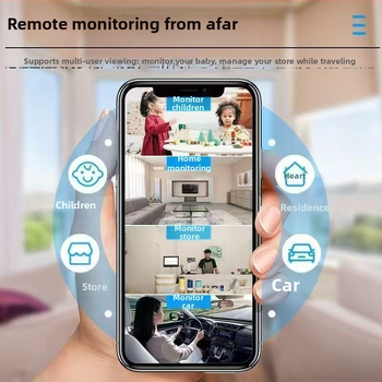 Cameră de supraveghere wireless X3 cu vedere pe timp de noapte, monitorizare pentru interior și exterior, HD