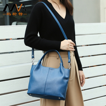Geantă Tote din piele naturală, cu capacitate mare, buzunare multiple, curea de umăr și crossbody