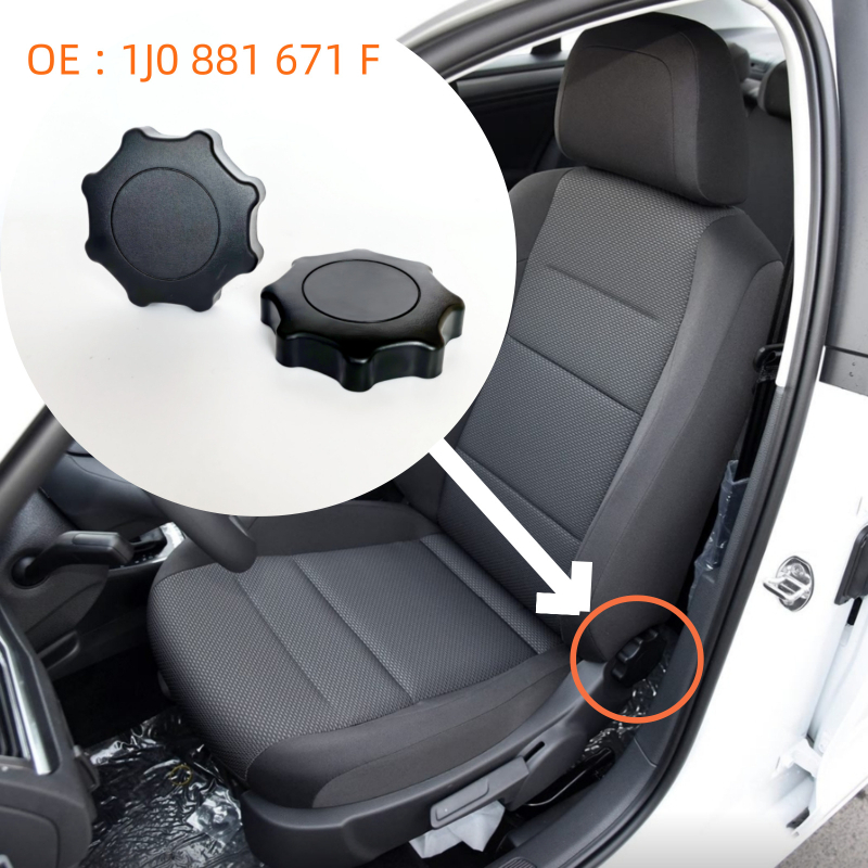 Buton de reglare a scaunului pentru VW Bora, Passat, Golf, Beetle, Octavia, Fabia – 1J0881671F