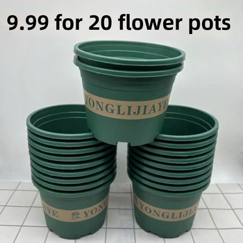 20 ghivece plastice pentru suculente, diametrul 14,5 cm, înălțimea aproximativ 10 cm, ghivece de 150 galoni, a cincea generație