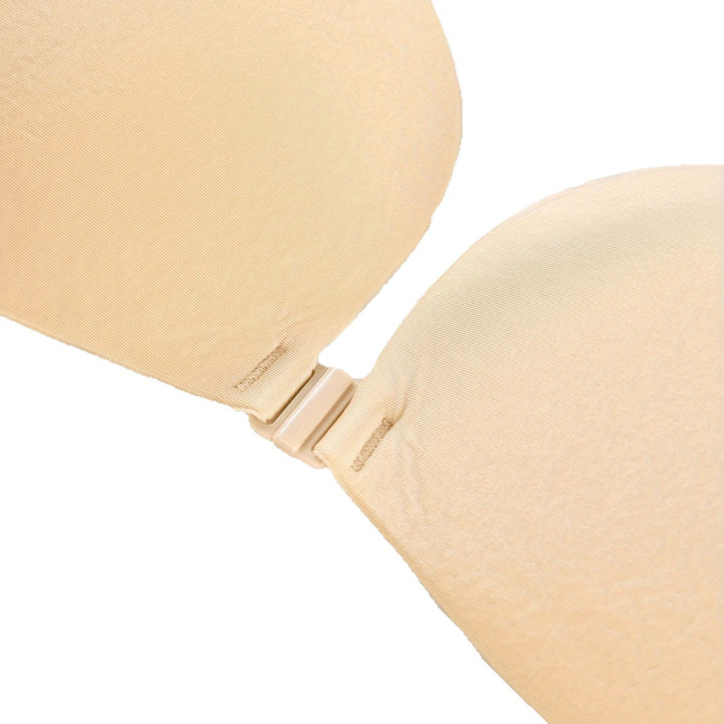 Fox Tail sutien fără bretele cu închidere frontală, invizibil, respirabil din nylon, pentru rochie de mireasă