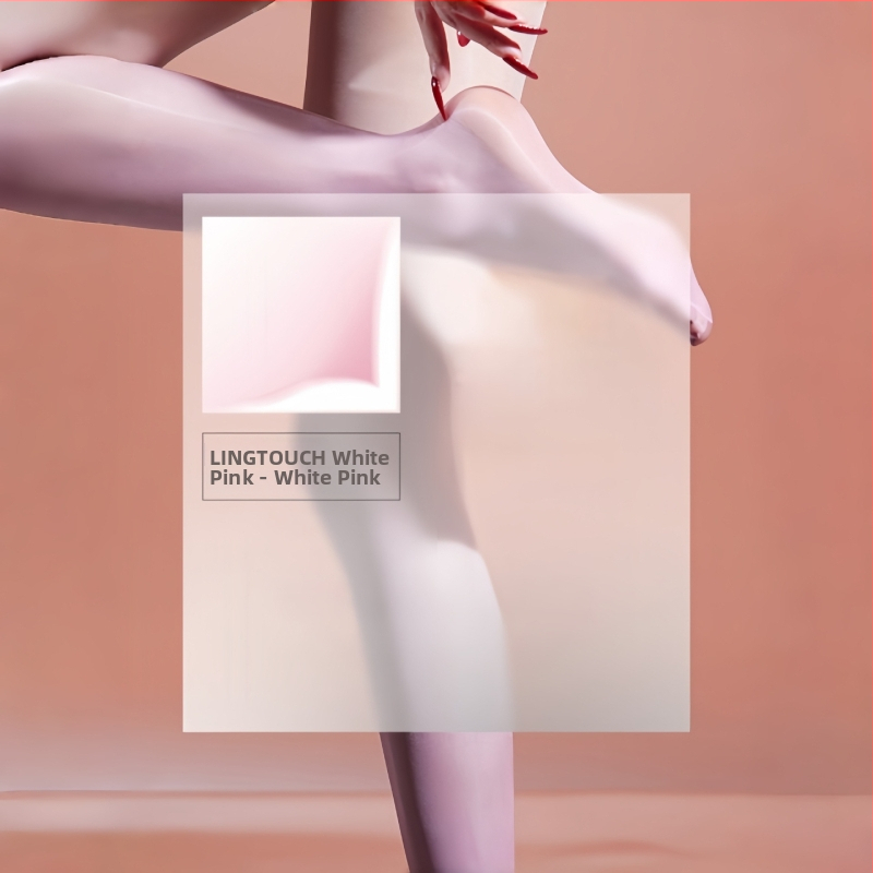 Colanți cu gradient 3D, două nuanțe, din nylon, fără cusături, lucioși, 5D, pentru femei