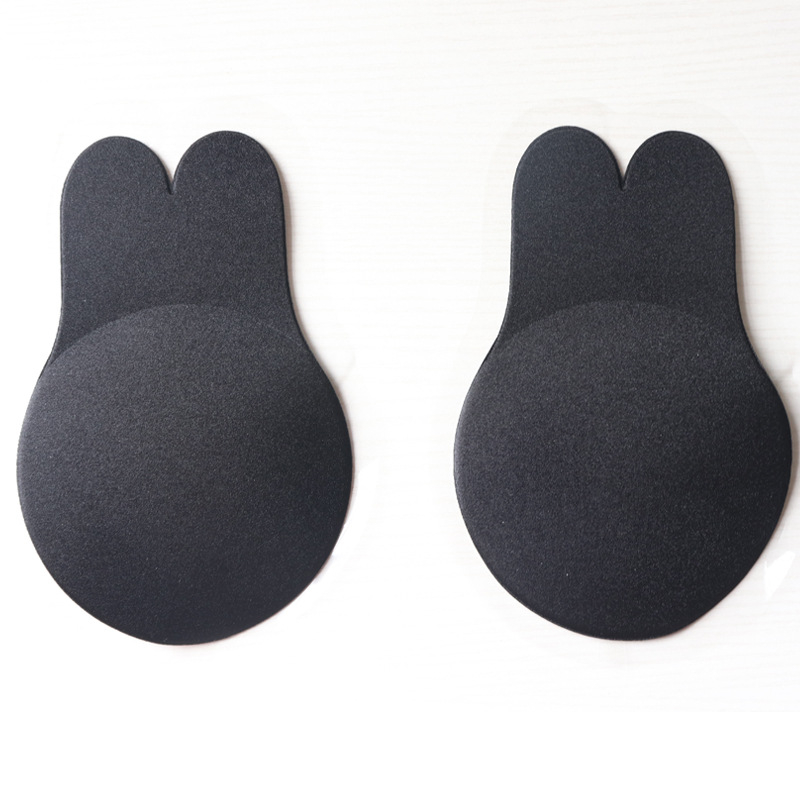 Sutien din silicon, invizibil, fără bretele, cu plasturi de ridicare pentru sân și plasturi pentru mameloane