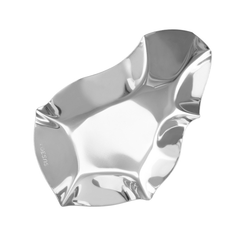 Vas pentru scoici din oțel inoxidabil 304, cu spatulă, lingură de supă și tavă – unelte de bucătărie, design fluture, stil minimalist modern