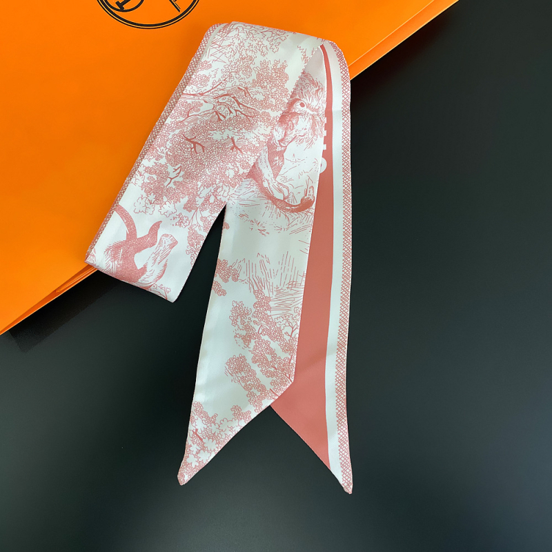 Accesoriu din panglică pentru femei, imprimeu junglă vegetal, lățime 6 cm, poliester twill, pentru păr, geantă și fular mic