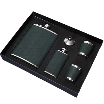 Set de hipflask din oțel inoxidabil 304, înaltă calitate, robuste pentru exterior, mini-flasuri portabile cu imprimare a logo-ului