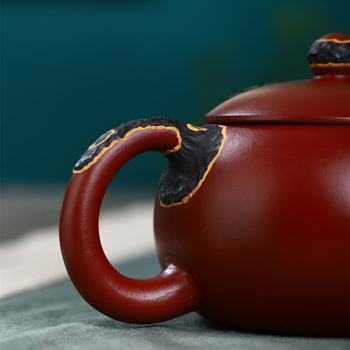 Ceainic din lut purpuriu Xi Shi, stil Red Robe, set Gongfu ceai în cutie cadou