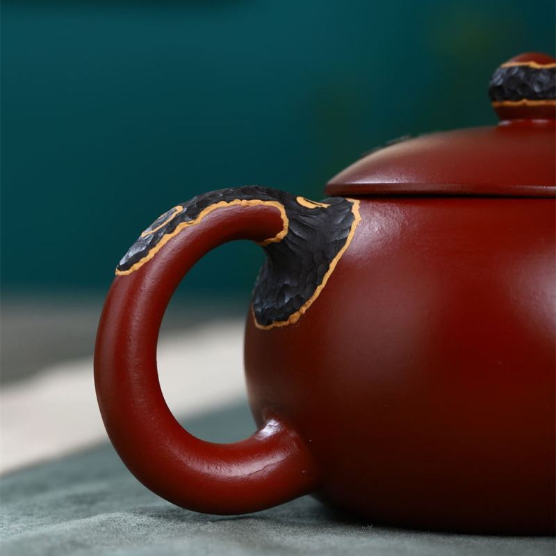 Ceainic din lut purpuriu Xi Shi, stil Red Robe, set Gongfu ceai în cutie cadou