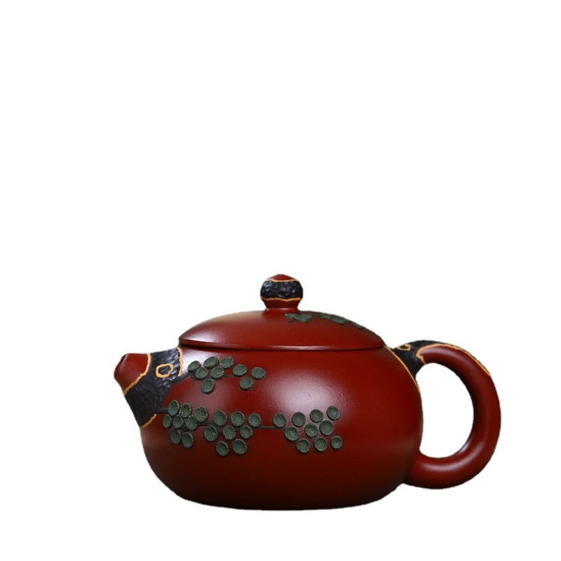 Ceainic din lut purpuriu Xi Shi, stil Red Robe, set Gongfu ceai în cutie cadou