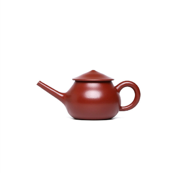 Ceainic Yixing Zisha, pictură manuală, motiv Red Robe, cutie cadou