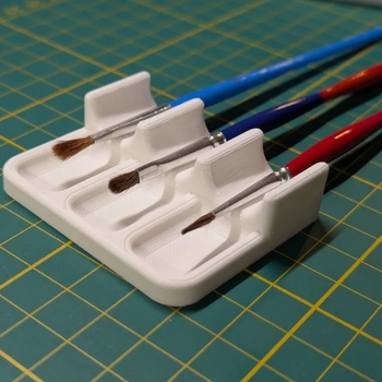 Suport pentru pensule tipărit 3D, portabil și ușor de curățat
