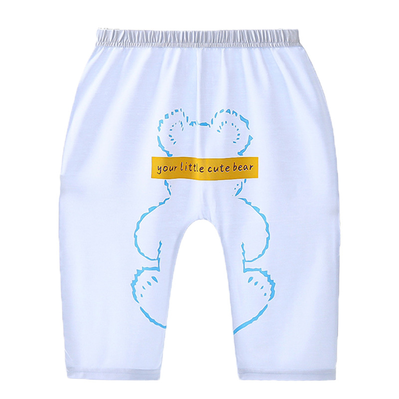 Pantaloni pentru bebeluși din modal, unisex, vară ușoară, anti-țânțari