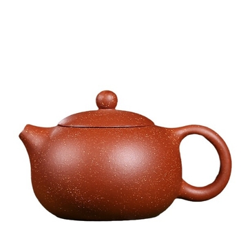 Ceainic din lut mov, lucrat manual, cu imprimare de logo, stil Xishi, comandă minimă 1 bucată