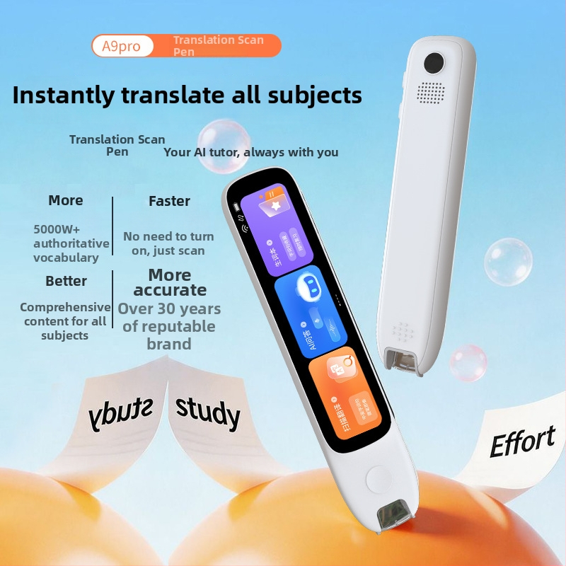 Pix de citire WiFi inteligent — stilou universal de scanare pentru engleză, pentru elevi, cu dicționar de traducere offline