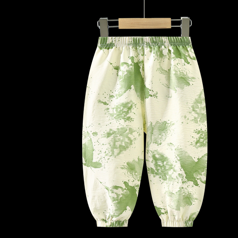 Pantaloni de vară anti-țânțari pentru copii, pentru băieți și fete, pantaloni sport ușori și respirabili, lungime trei sferturi, model 2024
