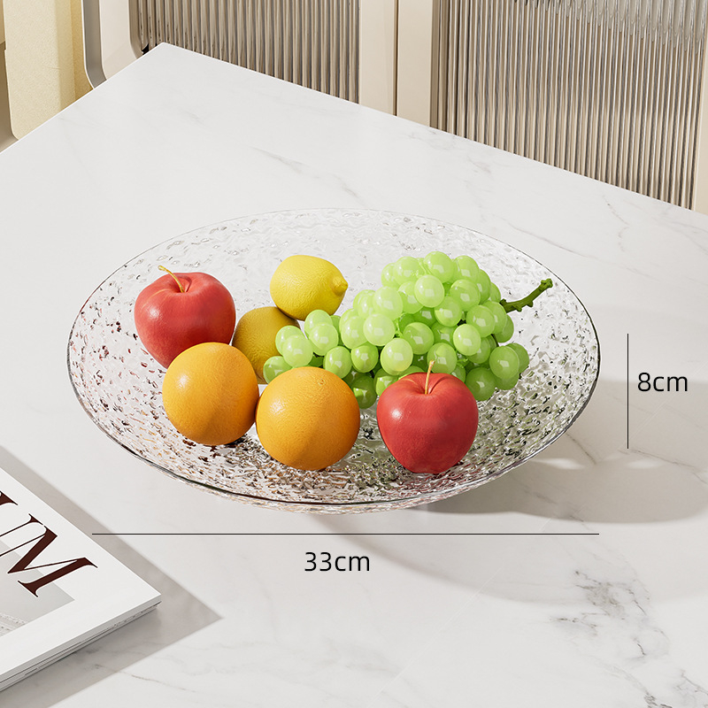 Farfurie de fructe din plastic și tavă de desert cu suport pentru prăjituri, lux lejer, stil modern minimalist