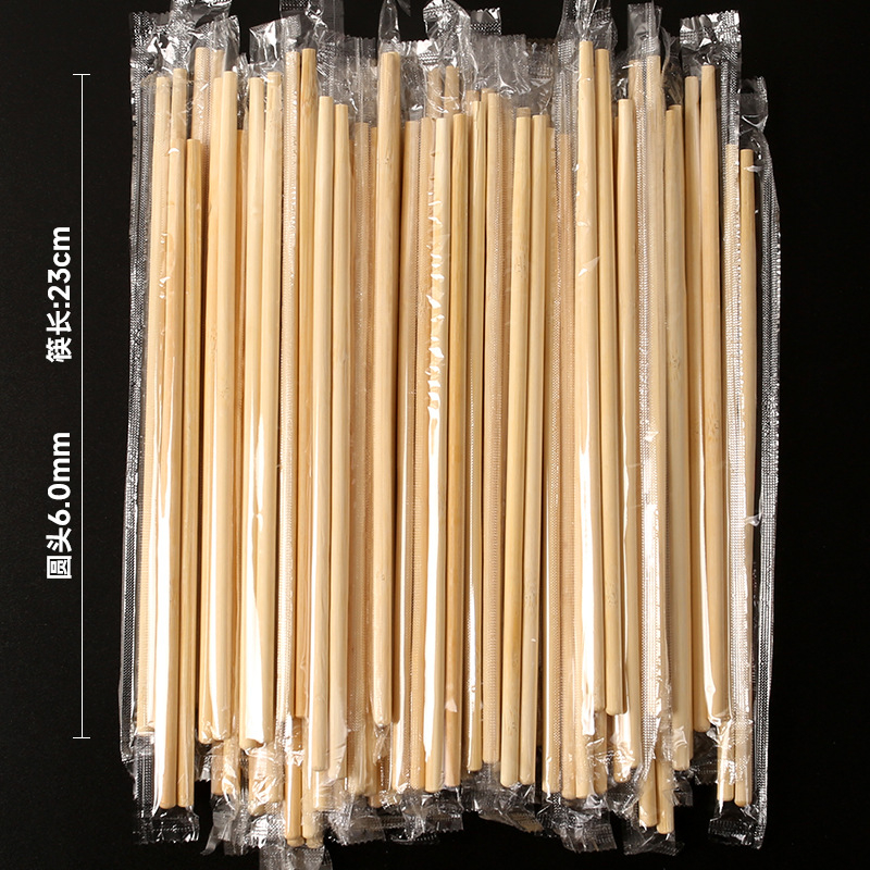 Bețișoare de bambus, de unică folosință, lungi și late 6,0 mm, ambalate individual, ideale pentru restaurante, livrări și nunți