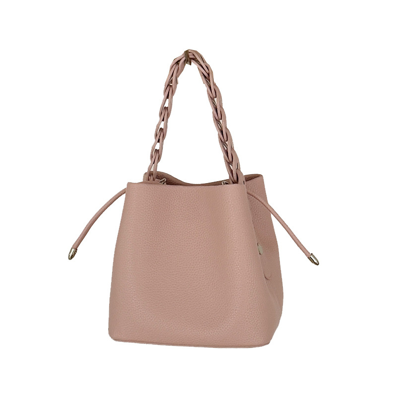Geantă bucket cu design niche, geantă de umăr tricotată casual, mini crossbody, primăvara 2026