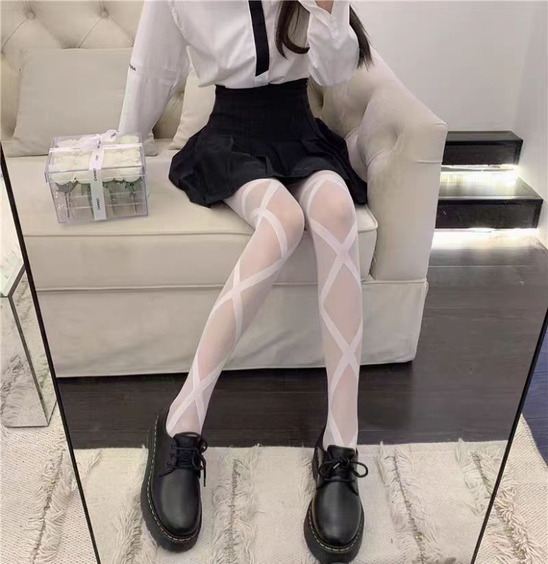 Dresuri de nylon cu gradient pentru femei – cu deschidere la zona intimă, transparente, ultra-subțiri, culoare gradient, primăvară-vară