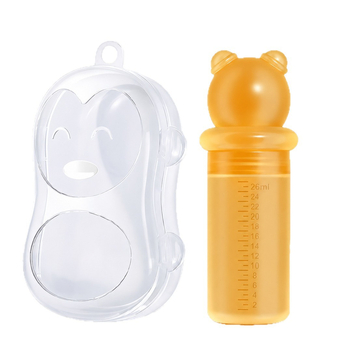Alimentator de medicamente din silicon pentru bebeluși, stil suzetă, control de flux anti‑înecare, fără BPA, pentru copii de la 6 luni în sus, OEM în serii mici