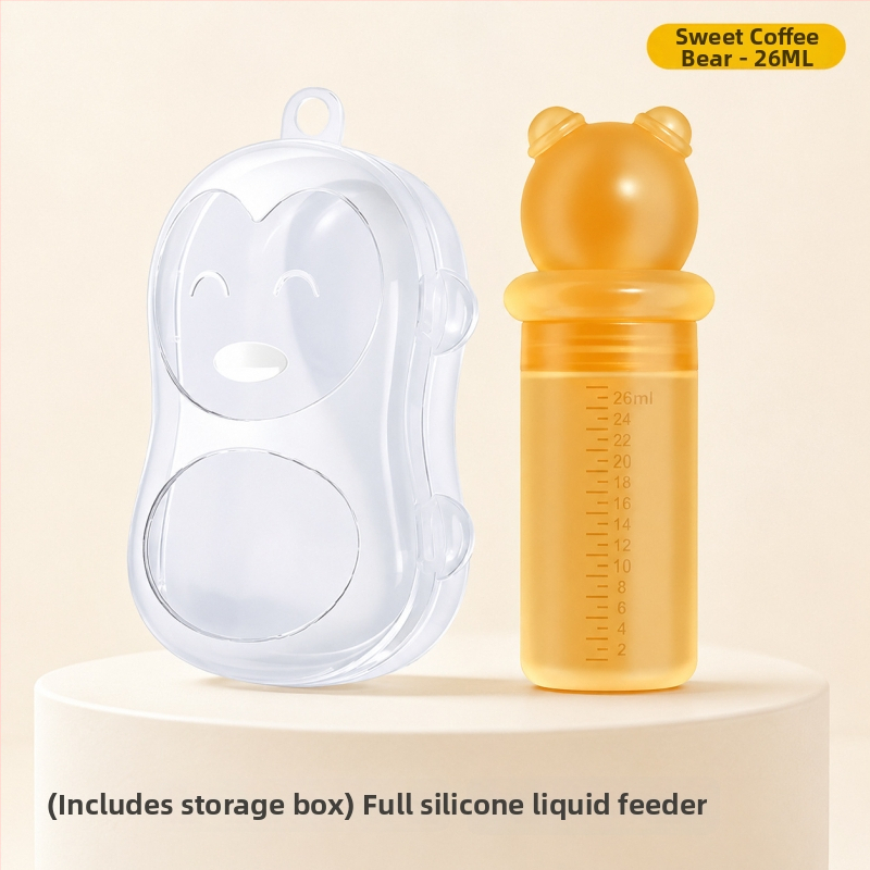 Alimentator de medicamente din silicon pentru bebeluși, stil suzetă, control de flux anti‑înecare, fără BPA, pentru copii de la 6 luni în sus, OEM în serii mici