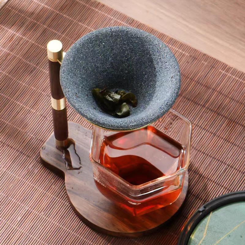 Set de ceai din ceramică cu filtru ultrafin, separare ceai-apă, unealtă de infuzare all-in-one, stil japonez retro