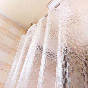 Cortină de duș EVA, impermeabilă și rezistentă la mucegai, baie, separator diamant, model Water Cube