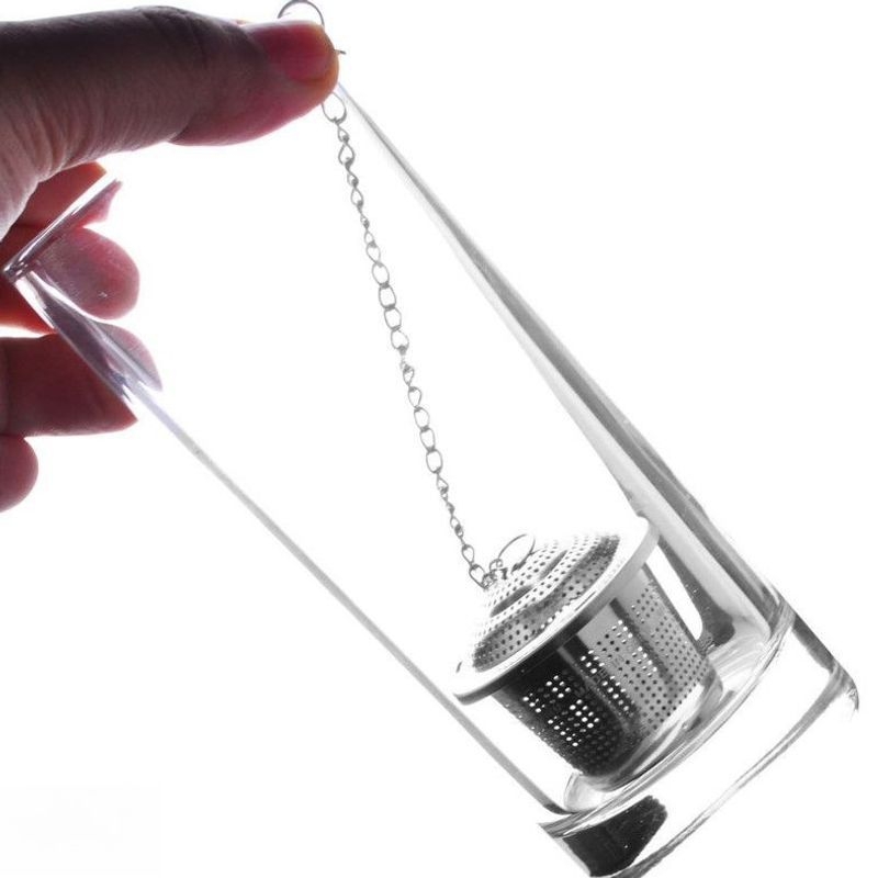 Infuzor de ceai din oțel inoxidabil 304, filtru pentru frunze de ceai și minge pentru condimente