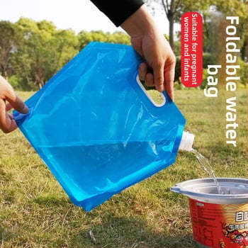 Sac de apă pliabil pentru activități în aer liber: camping, drumeții și ciclism