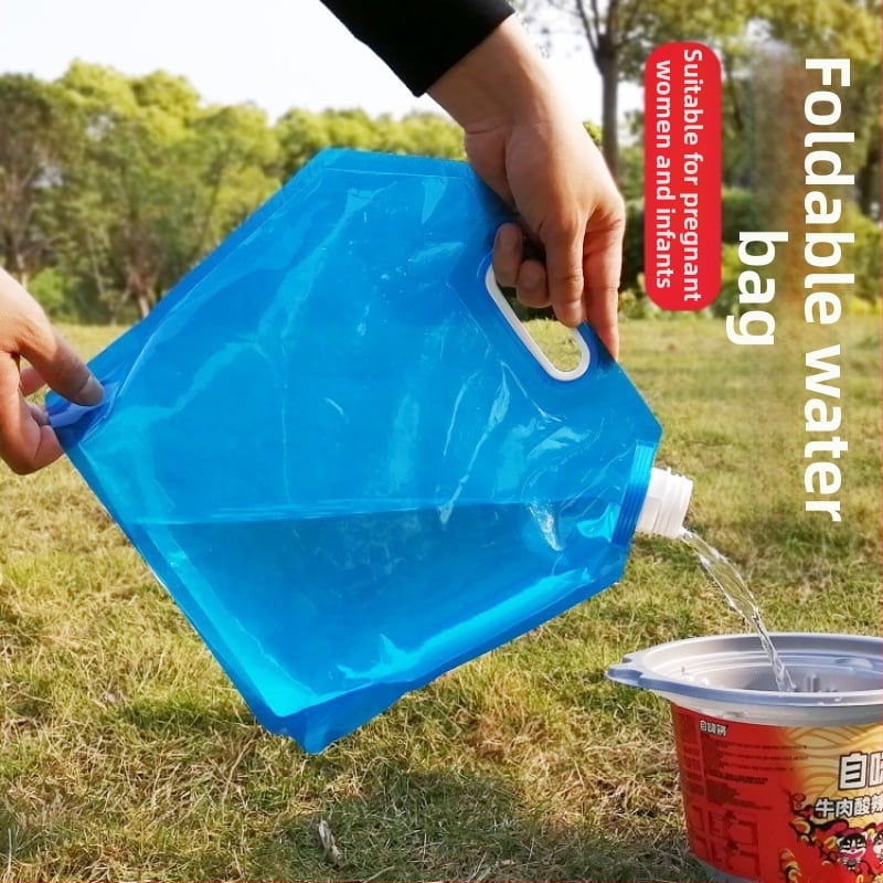 Sac de apă pliabil pentru activități în aer liber: camping, drumeții și ciclism