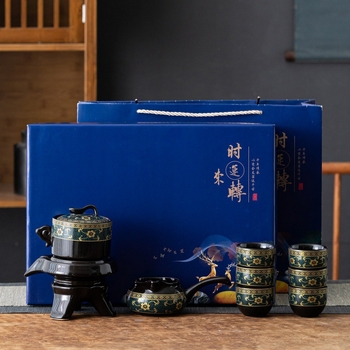 Set de ceai ceramic automat, cu design rotativ, portabil și personalizabil