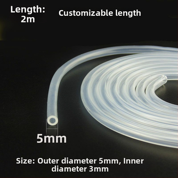 Paie din silicon, extra-lungă, pentru sticle cu gură largă, accesoriu universal de înlocuire, tub moale