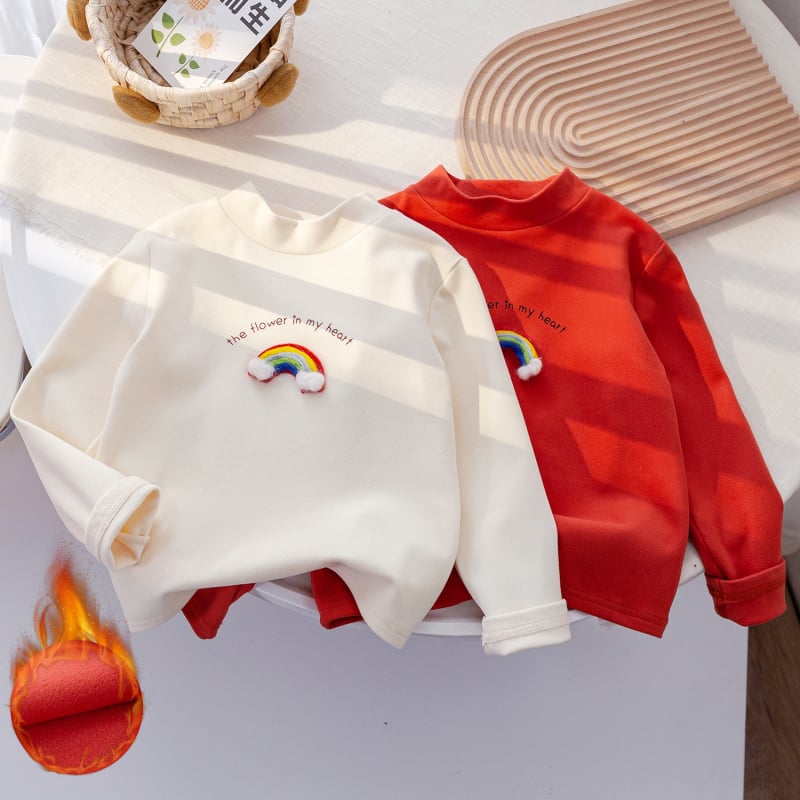 Sweetheart Daddy Tricou termic de iarnă pentru fete, cu mâneca lungă, autoîncălzire