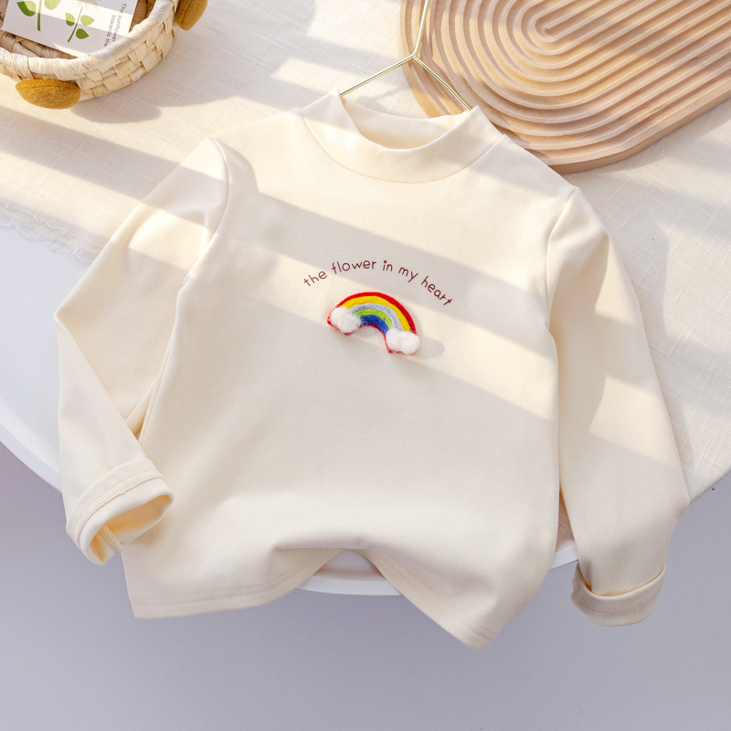 Sweetheart Daddy Tricou termic de iarnă pentru fete, cu mâneca lungă, autoîncălzire