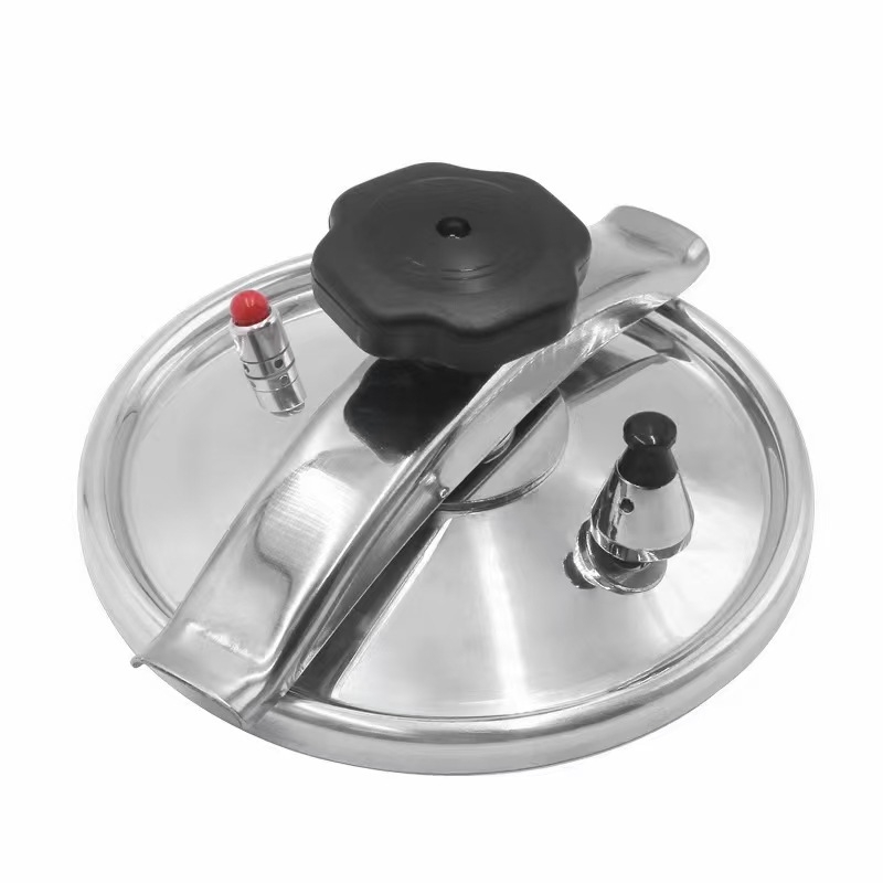 Oală sub presiune comercială, cu pereți groși, protecție la explozie și capac presurizat, din aliaj de aluminiu, compatibilă cu plita pe gaz, destinată hotelurilor