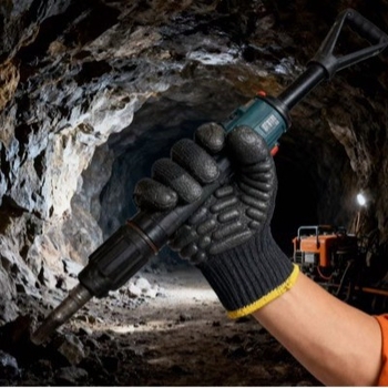 Mănuși mecanice din cauciuc sintetic butilic, antivibrație, rezistente la uzură, anti-coliziune, anti-perforație, pentru foraj petrolier și minerit