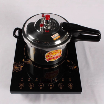 Gong Xi Fu Mini oală sub presiune din aliaj de aluminiu, universală pentru plite cu inducție și aragazuri cu gaz