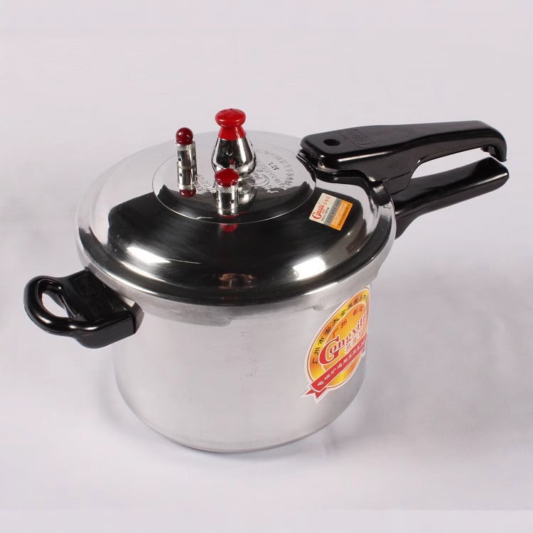Gong Xi Fu Mini oală sub presiune din aliaj de aluminiu, universală pentru plite cu inducție și aragazuri cu gaz