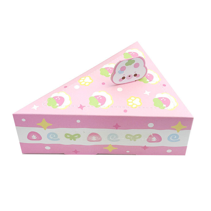 Cutie cadou în formă de tort, design drăguț de desene animate, pentru surprize și activități școlare