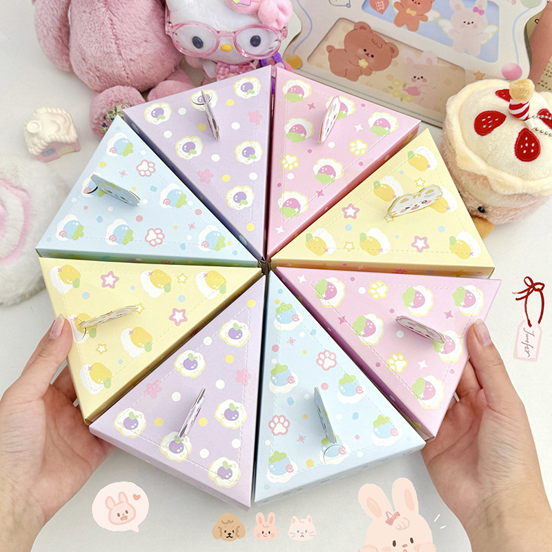 Cutie cadou în formă de tort, design drăguț de desene animate, pentru surprize și activități școlare