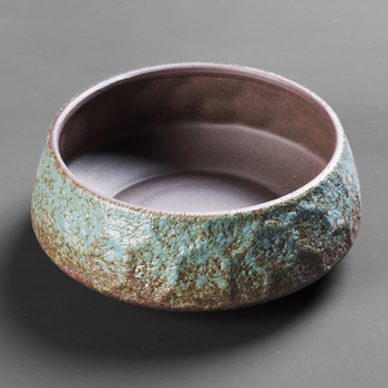 Vas ceramic mare pentru spălarea frunzelor de ceai, accesorii de ceai Kung Fu în stil antic, ceainic, ceramică Dehua.