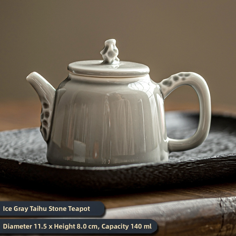 Set de ceai din ceramică – ceainic minimalist pentru uz casnic cu infuzor, set Kung Fu pentru ceai