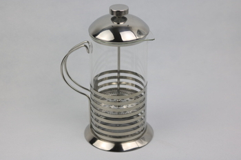 Cafetieră franceză pentru cafea și ceai, vas cu filtru, moka pot, infuzor de ceai cu flori