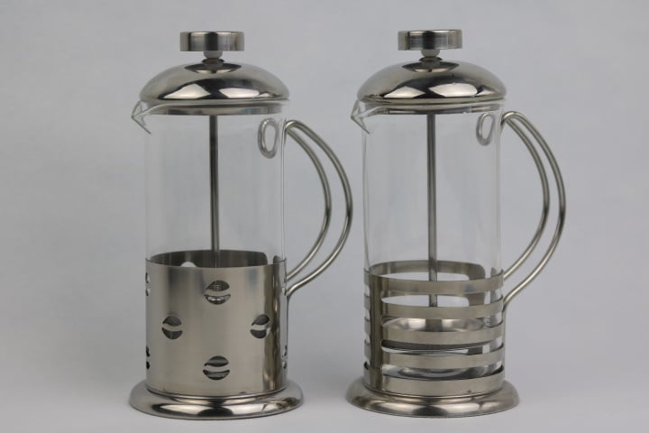 Cafetieră franceză pentru cafea și ceai, vas cu filtru, moka pot, infuzor de ceai cu flori